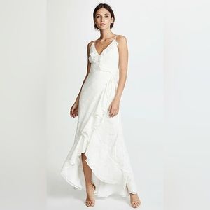 Yumi Kim Lace High Low Ruffled Dress